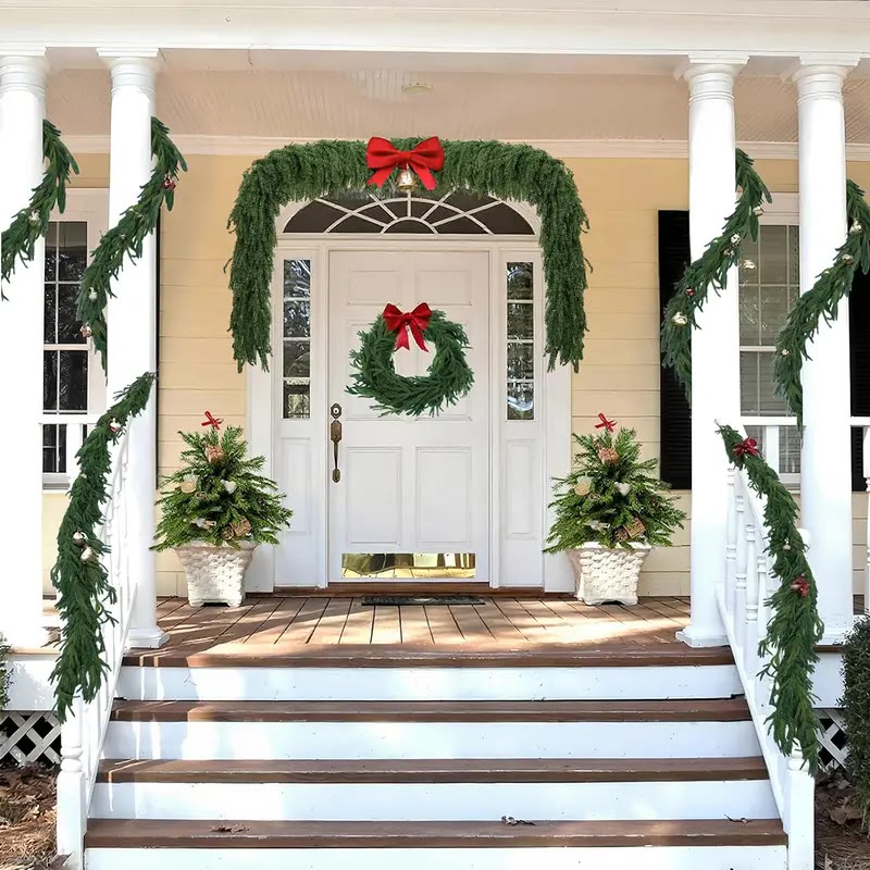 Artificial Pine Garland for Mantel Decor - photo 2