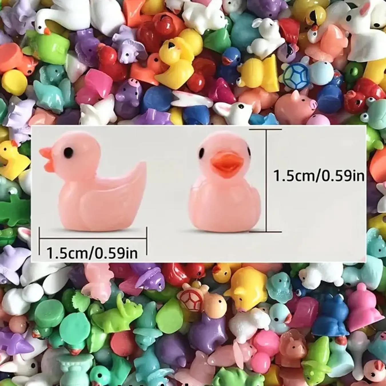 Assorted Miniature Resin Animal and Mushroom Figurines - photo 2