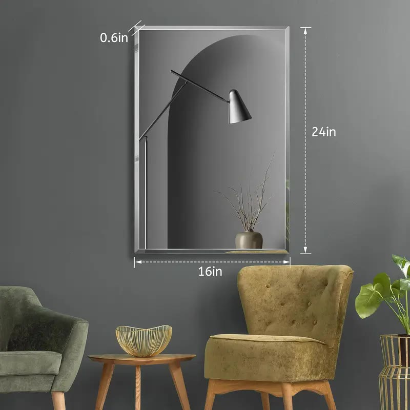 Frameless Wall Mirror Panels for Home Gym - photo 3
