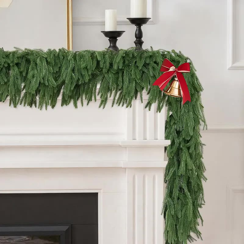 Artificial Pine Garland for Mantel Decor - photo 3
