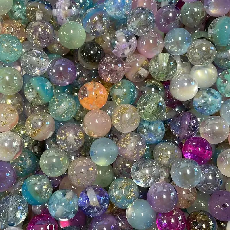 Mixed Orange And Amber Acrylic Craft Beads - photo 4