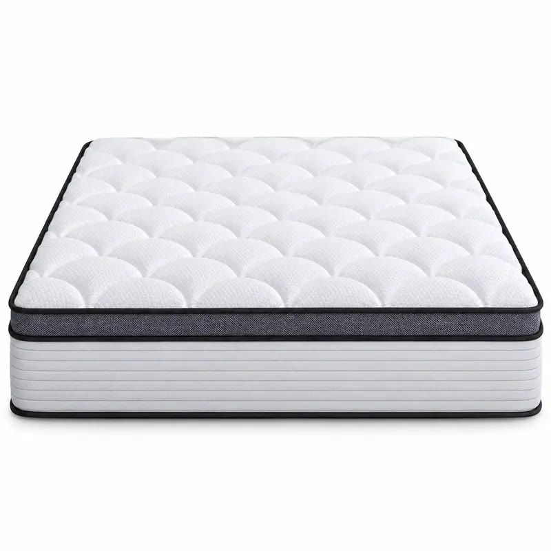 Quilted White Top Pocket Spring Mattress - photo 2