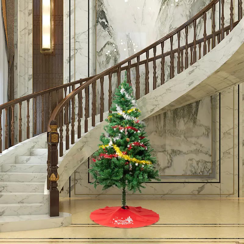 Green Artificial Christmas Tree with Metal Stand - photo 4