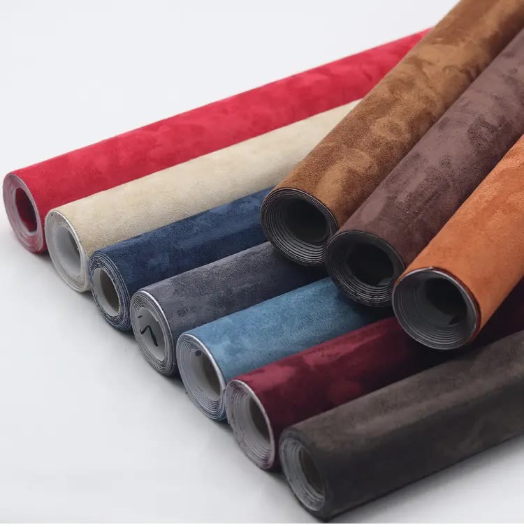 Suede-Look Fabric Rolls in Assorted Colors